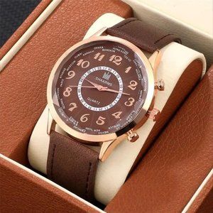 SHAARMS Mens/womens Top Brand Luxury Fashion Casual Business Quartz Watch